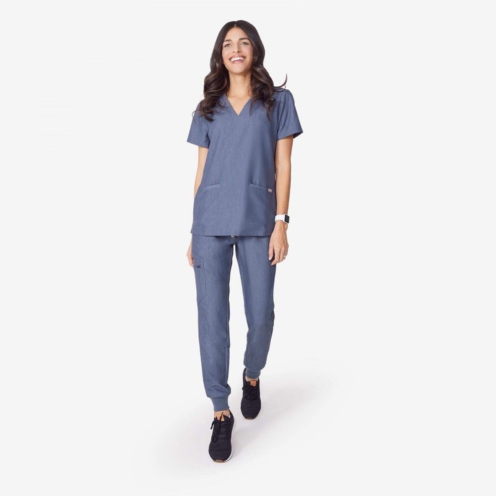 XSP Heather Denim Figs Scrubs